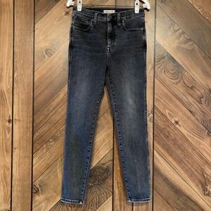 Oakwood 10" High Rise Skinny Crop MADEWELL Gray Jeans 27